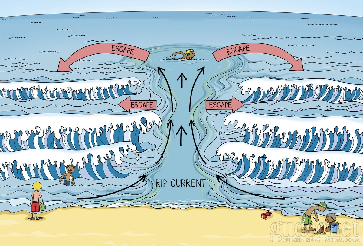 Penting! 5 Fakta Rip Current, Penyebab Tewasnya Wisatawan di Pantai Selatan