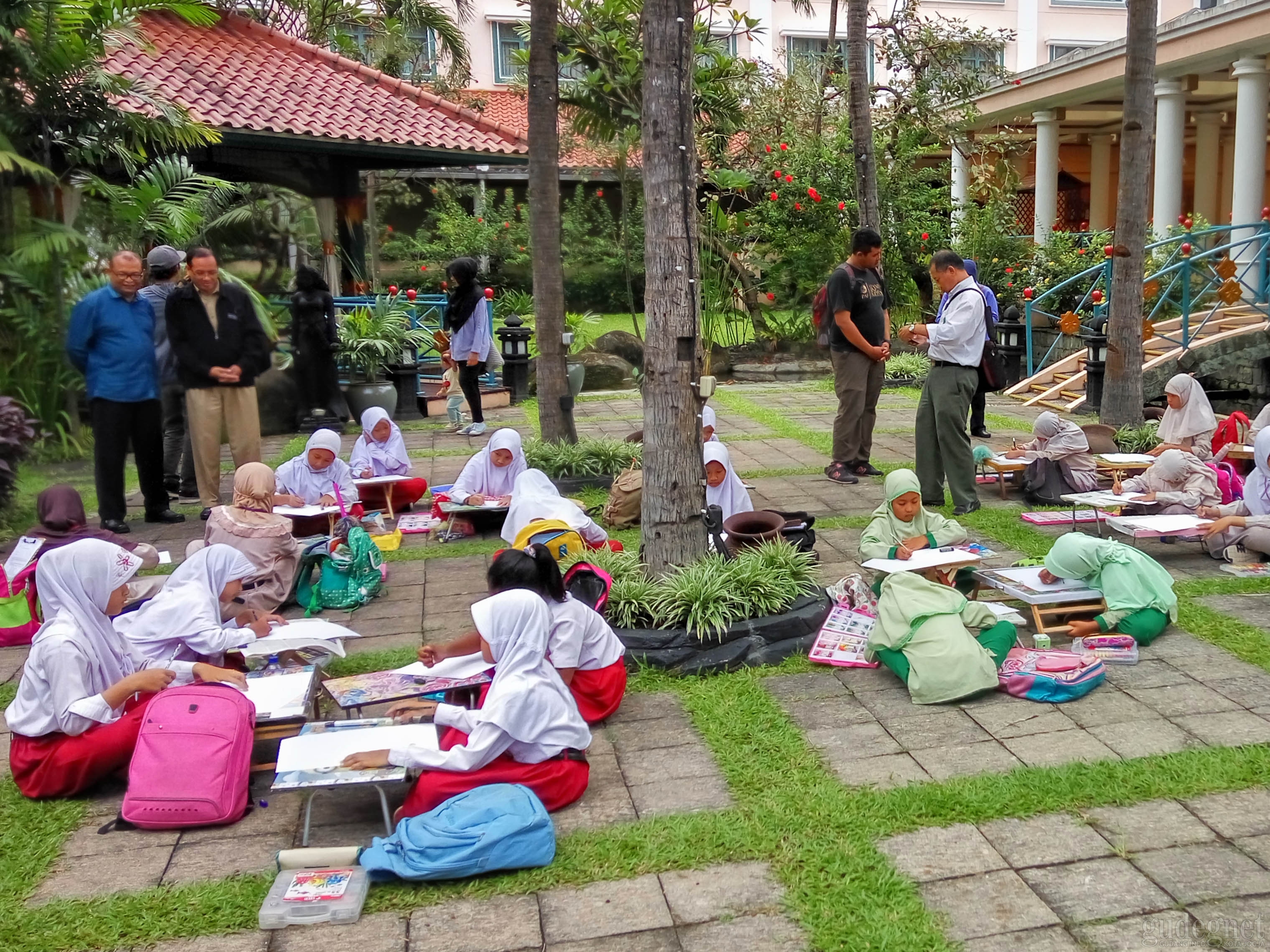 Melia Purosani dan BKSDA Gelar Lomba Lukis Gelatik Jawa