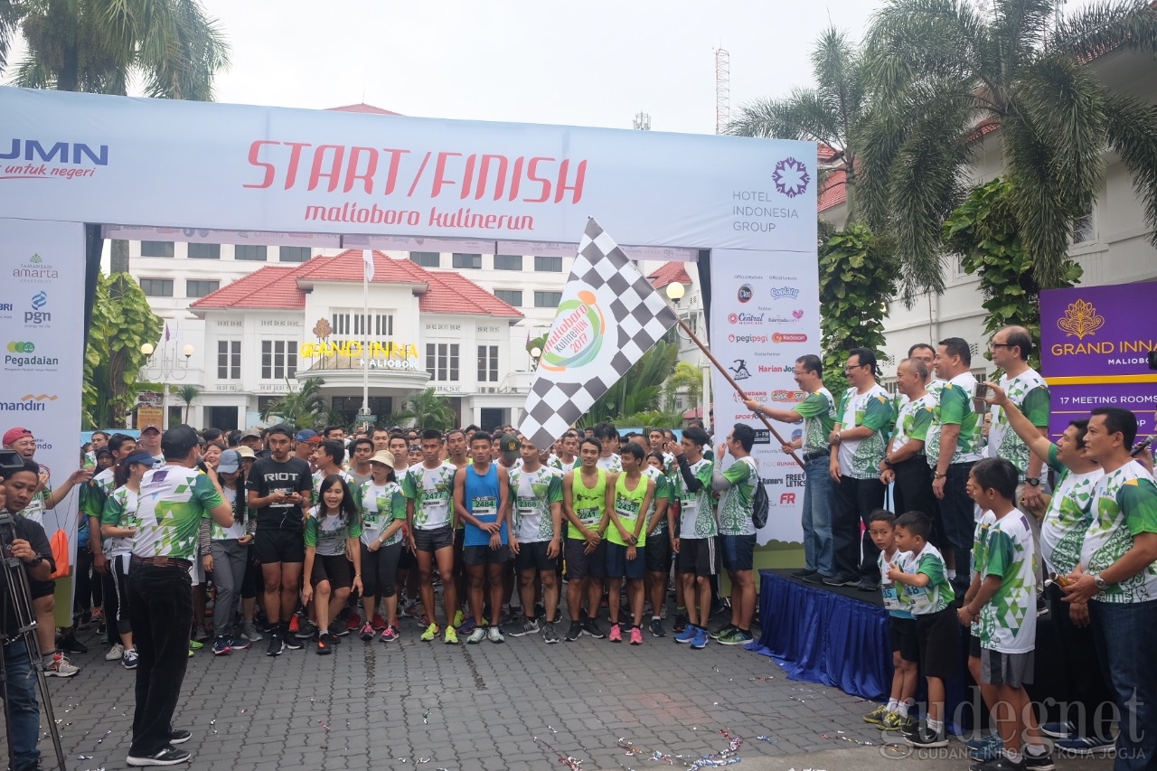 Lebih dari 1500 Pelari Meriahkan Malioboro KulineRun 