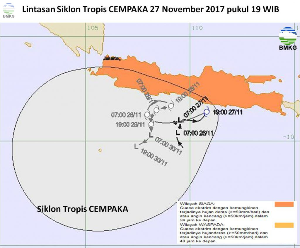 Prakiraan Cuaca Jogja Hari Ini, 30 November 2017