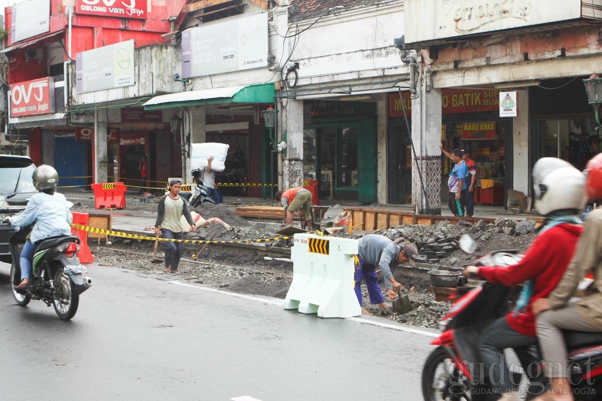 Jalur Pedestrian Malioboro Sisi Barat Rampung Desember 2018