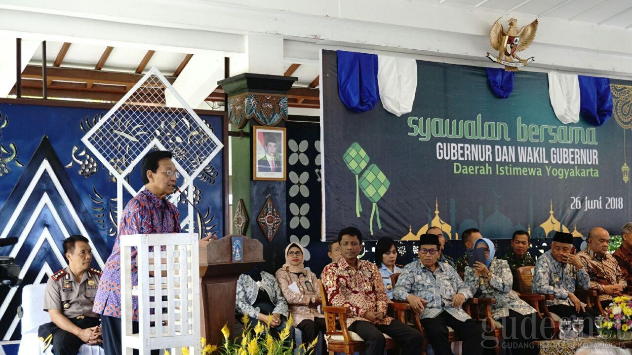 Syawalan Sleman, Sultan HB X Sampaikan Fokus Pembangunan Infrastruktur