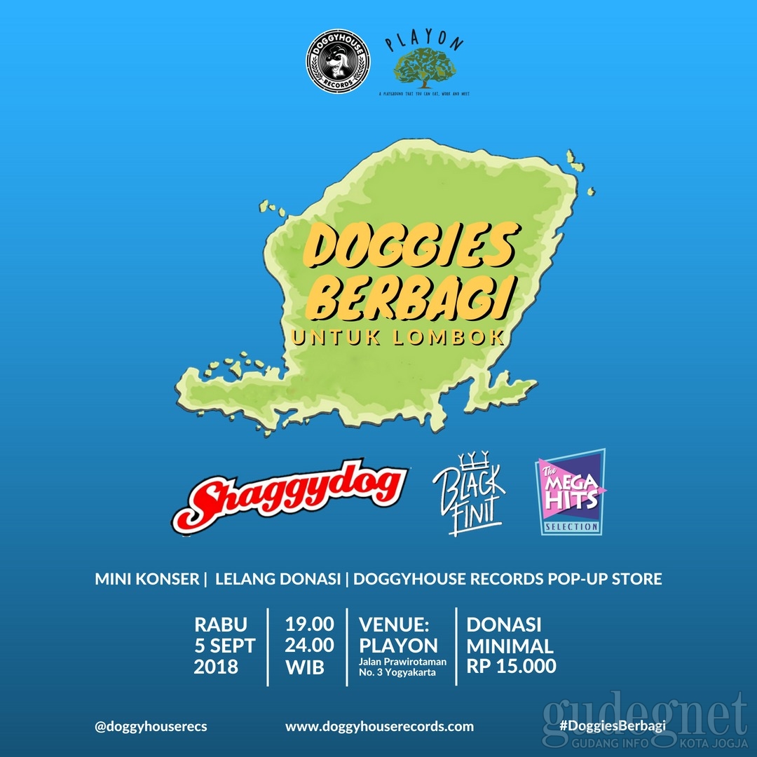 Bantu Korban Gempa Lombok, Shaggydog akan Gelar Konser “Doggies Berbagi”