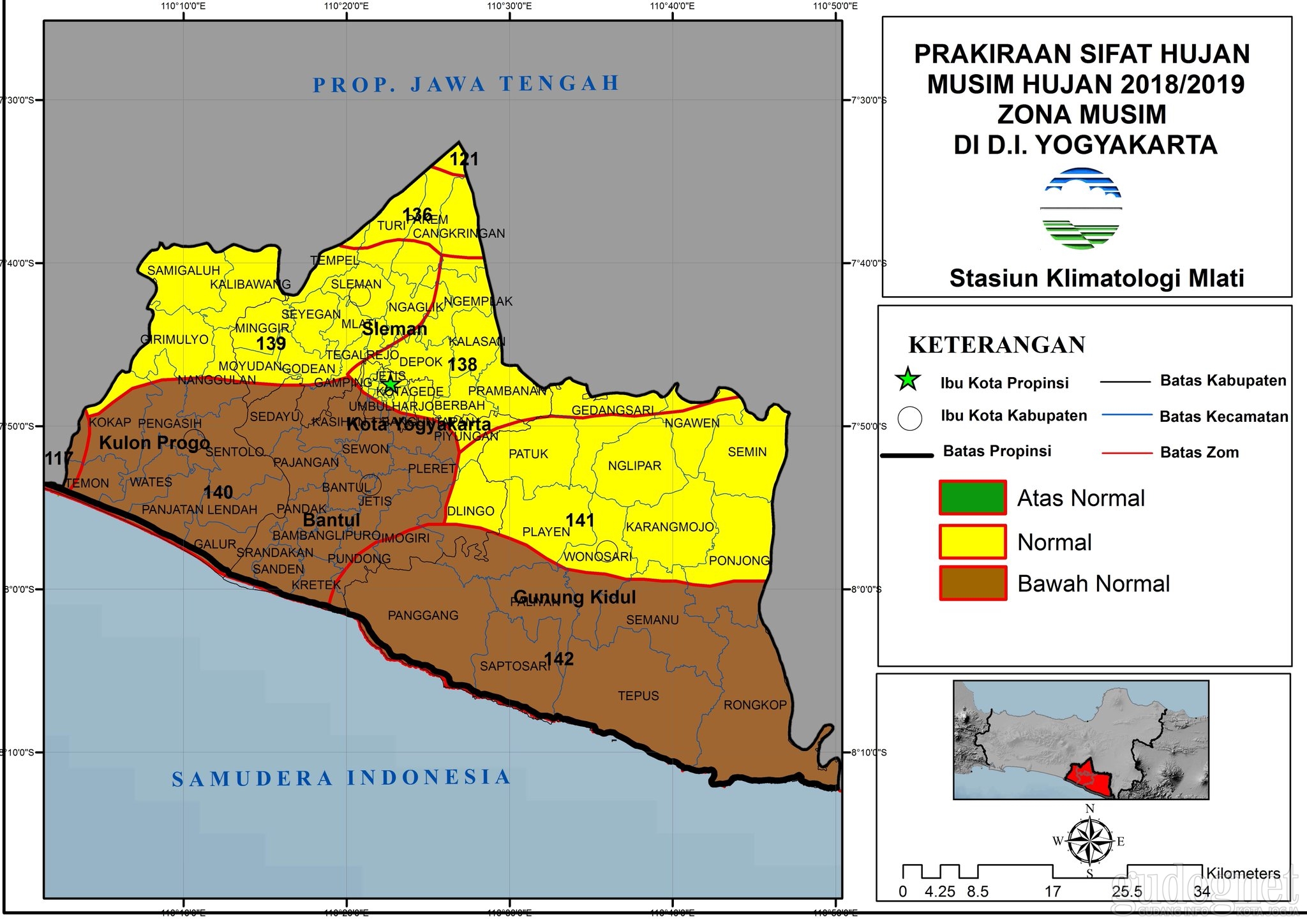 Awal Musim Hujan di Tujuh ZOM DIY Mundur