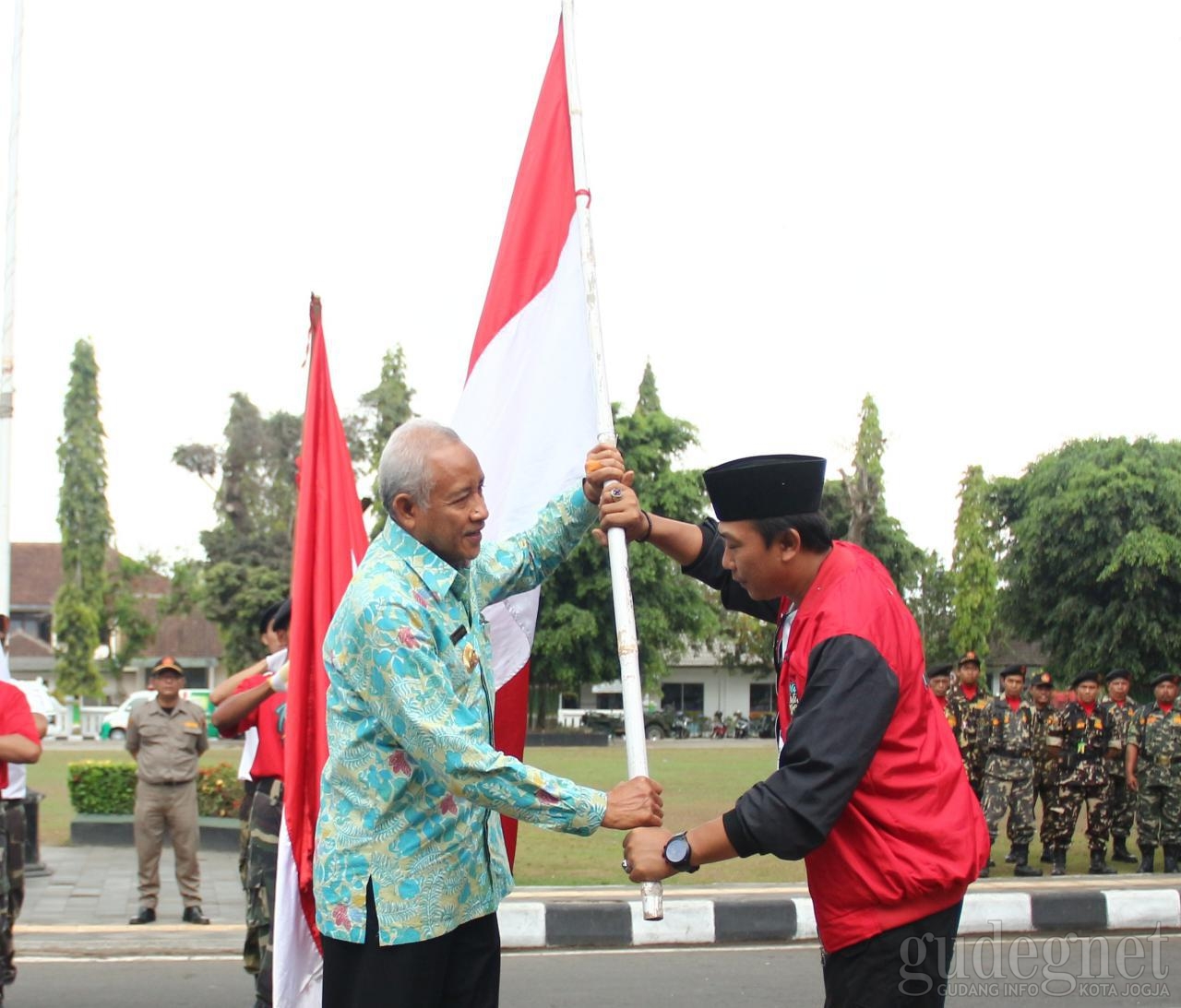 Kirab Satu Negeri GP Ansor Disambut Bupati Sleman