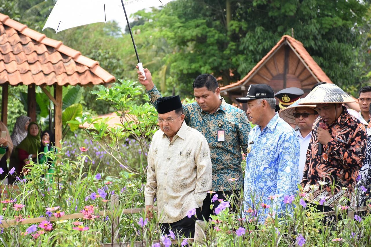 Wapres Kunjungi Deswis Puri Mataram Sleman 