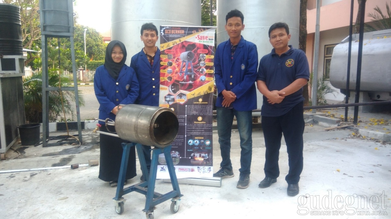 Burner Limbah Mahasiswa UNY Ungguli Buatan Jerman