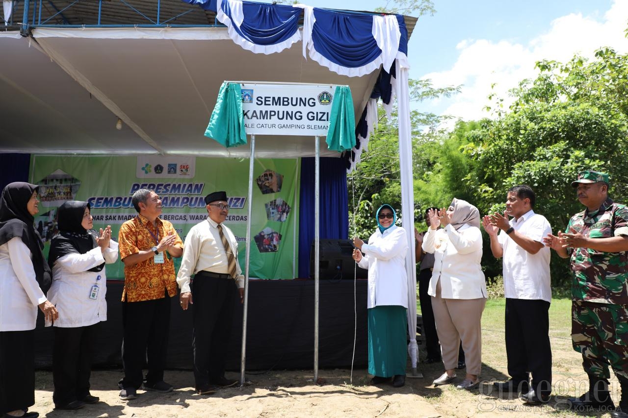 Dukuh Sembung Diresmikan Jadi Kampung Gizi