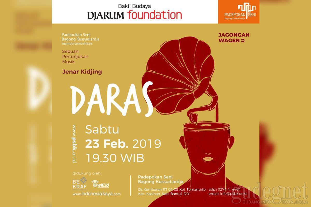 'Daras' oleh Jenar Kidjing, Pentas Perdana Jagongan Wagen 2019