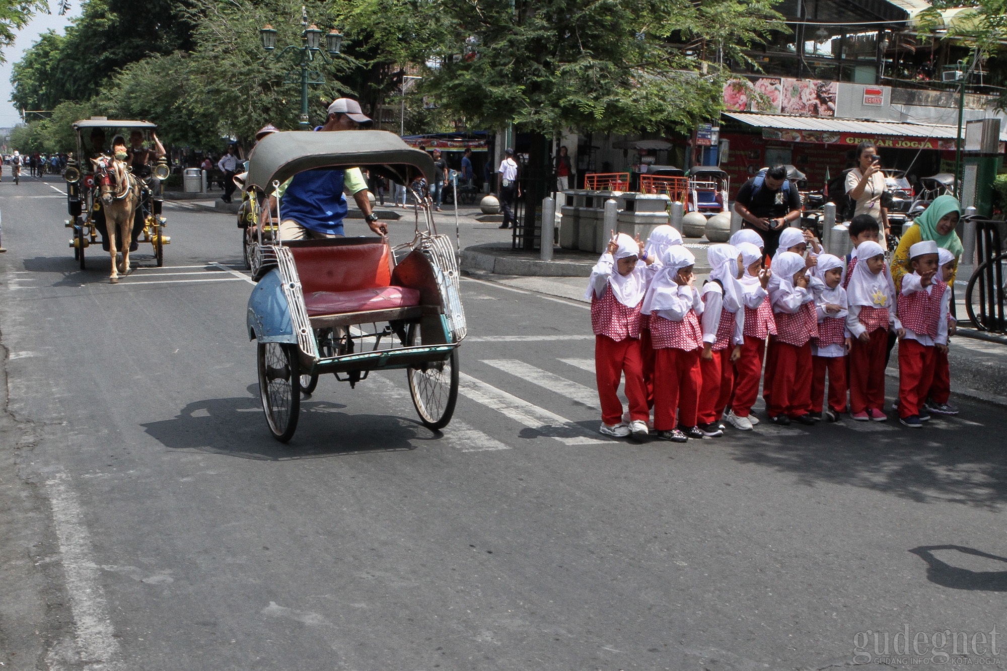 Lengangnya Malioboro pada Selasa  Pon