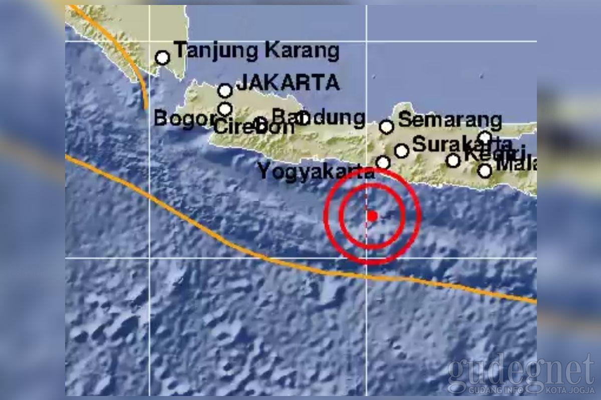 Gempa 5.5 M Guncang Gunungkidul