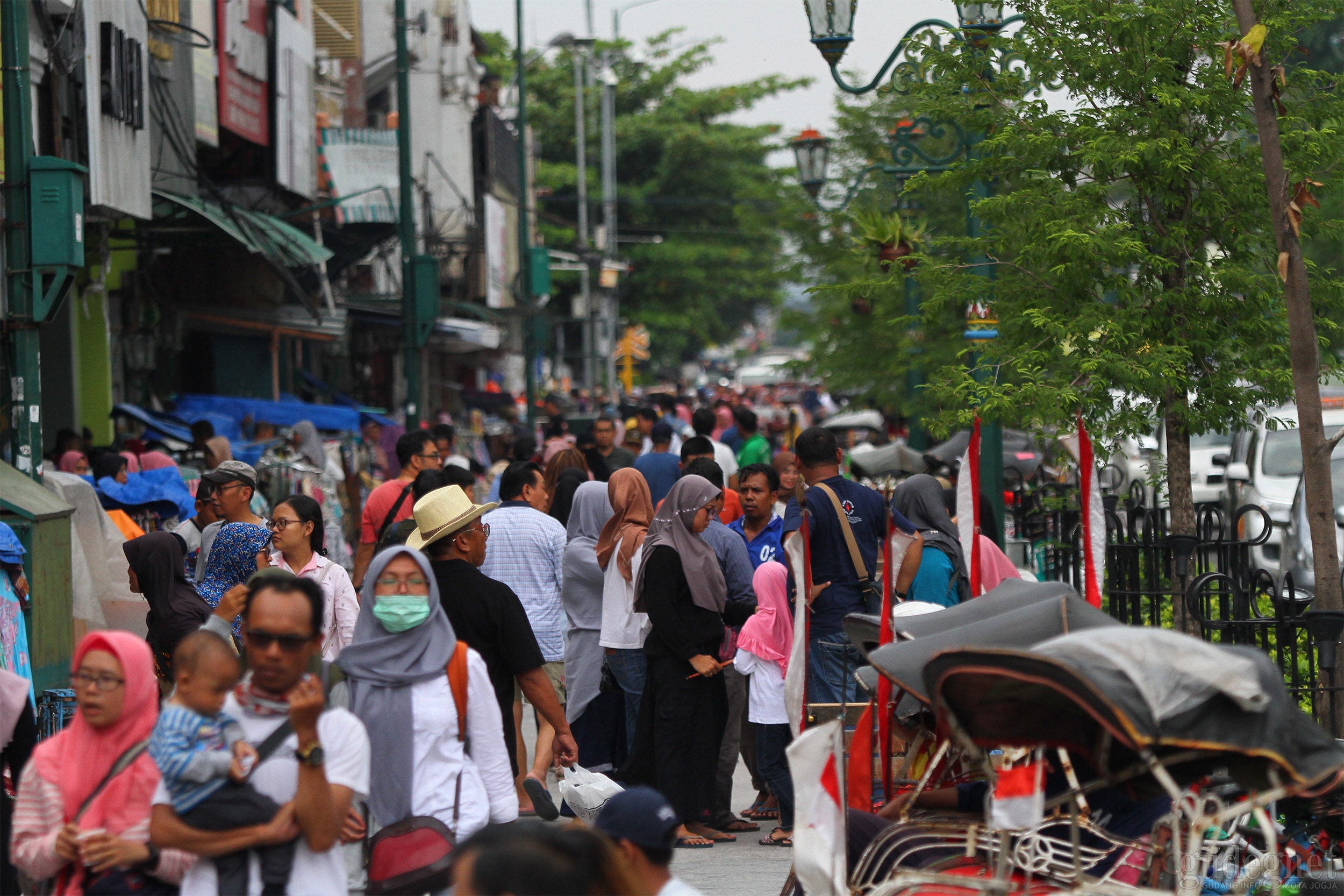 H+2 Tahun Baru 2020, Malioboro Masih Ramai