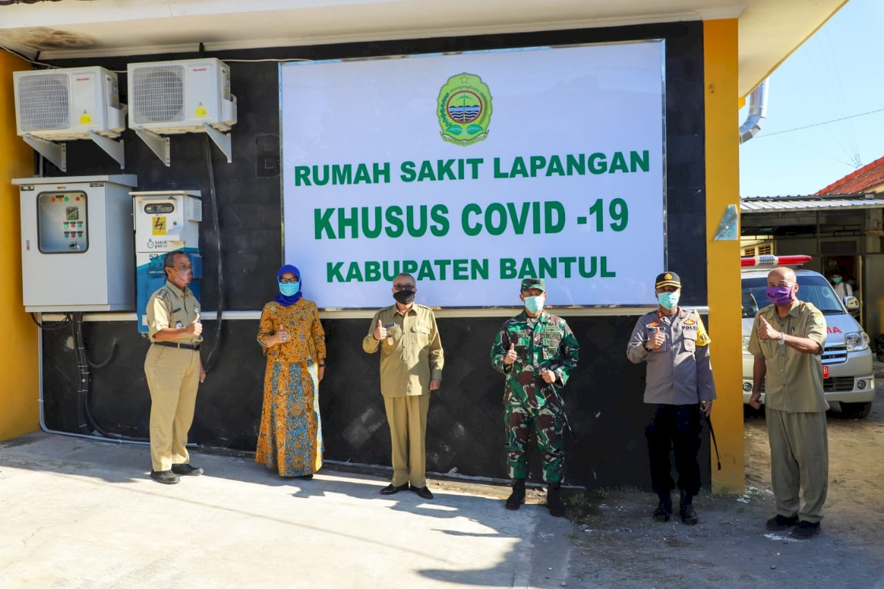 Bupati Bantul Resmikan RS Lapangan Khusus Covid-19 