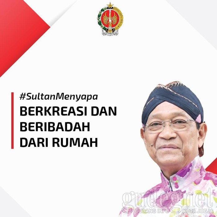 Sultan Menyapa #4, Ajak Masyarakat Berkreasi dan Beribadah dari Rumah