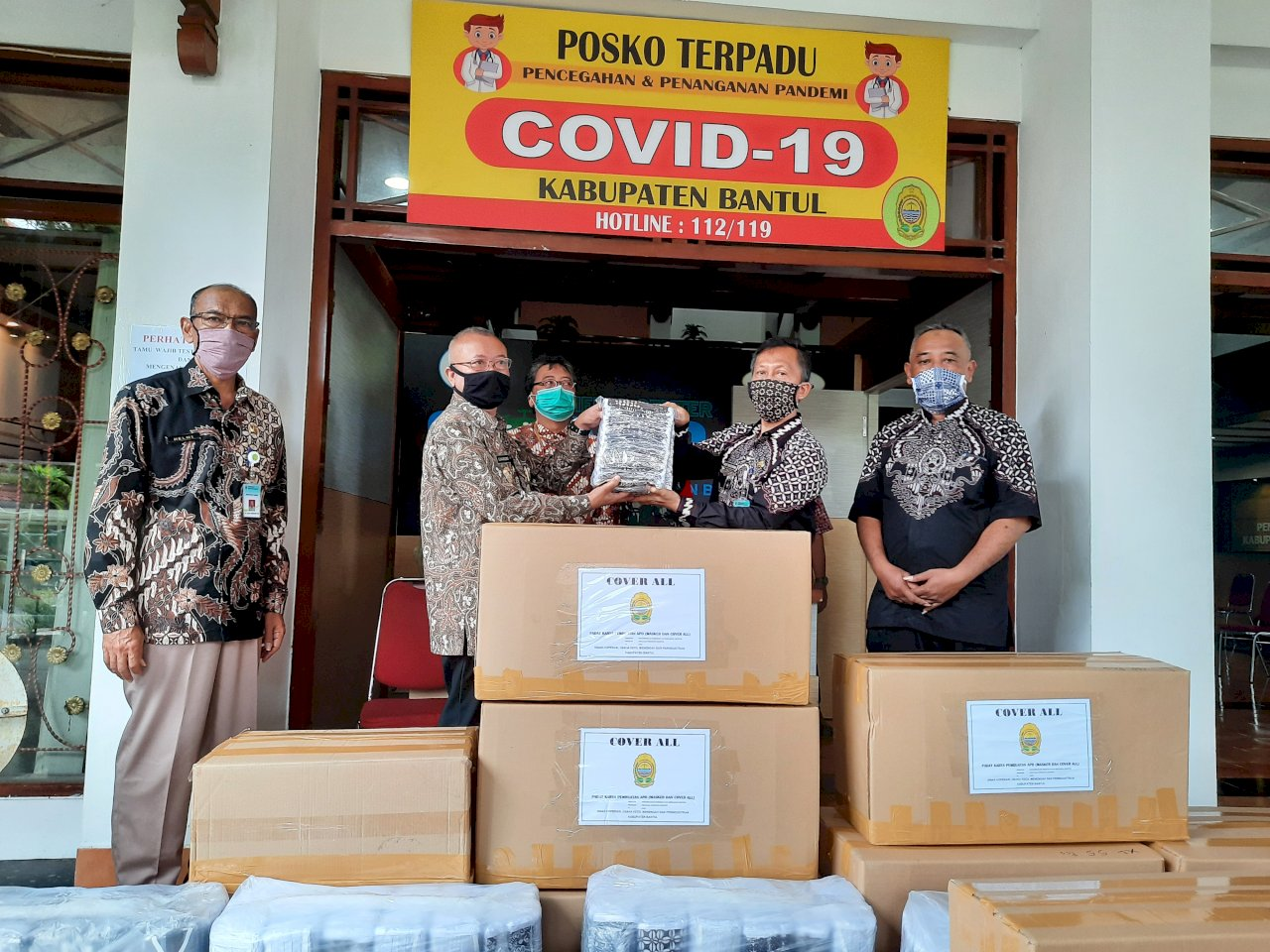 Pemkab Bantul Berdayakan UMKM Produksi Masker Batik