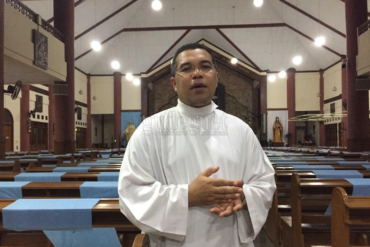 Gereja Baciro Tunda Peribadatan di Masa New Normal