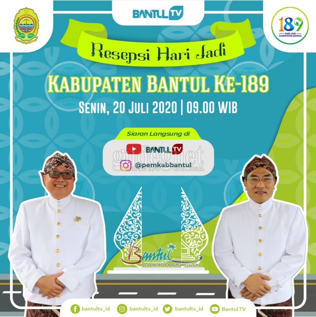 Sultan Ucapkan Selamat HUT ke-189 Bantul