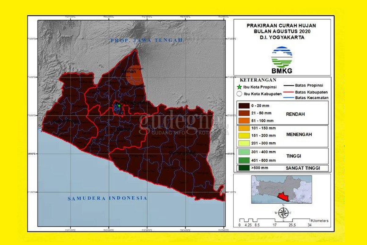 Agustus, Puncak Musim Kemarau DIY