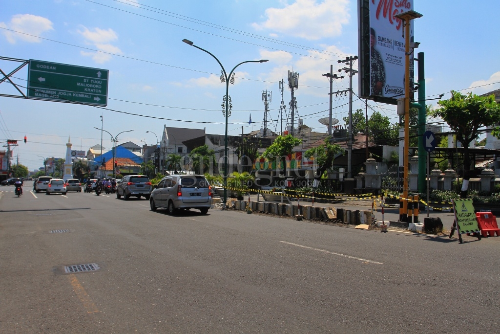 Penataan Simpang Tugu dan Jalur Pedestrian Sudirman Tahap II Dikerjakan