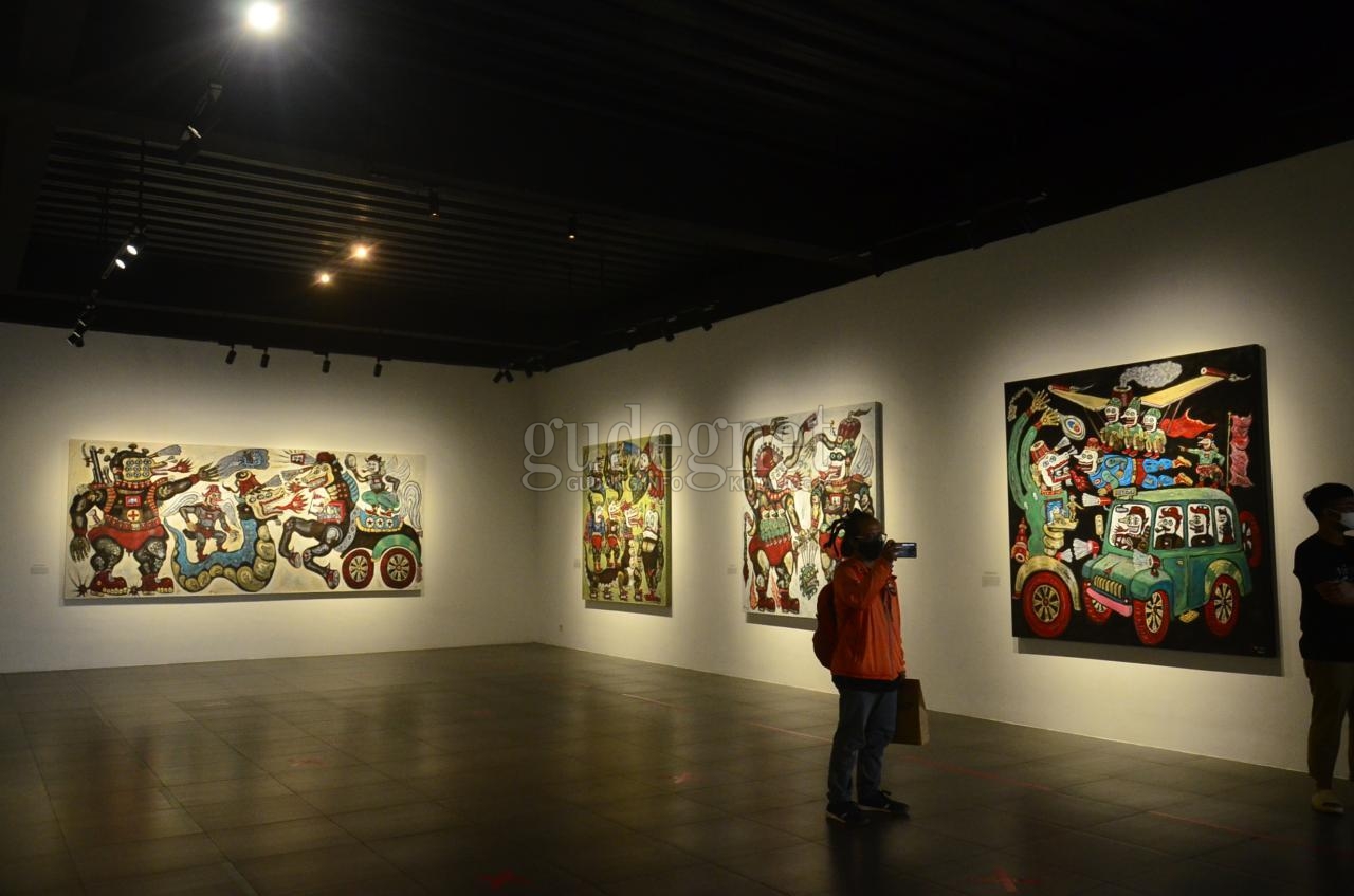 Pameran Heri Dono “Kala Kali Incognito”, Pertarungan Antara Manusia dan Virus Corona