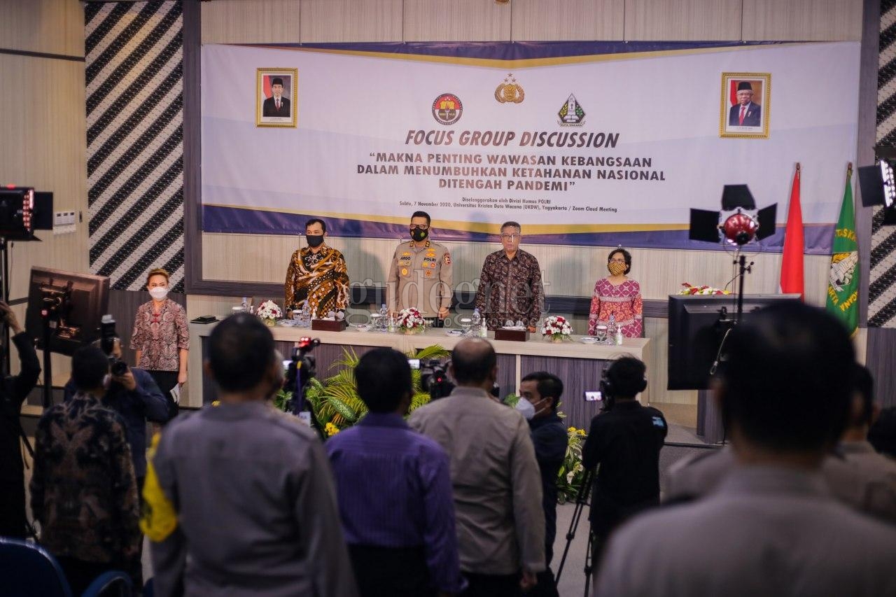 FGD di UKDW: Tetap Terapkan Nilai Kebangsaan di Masa Pandemi