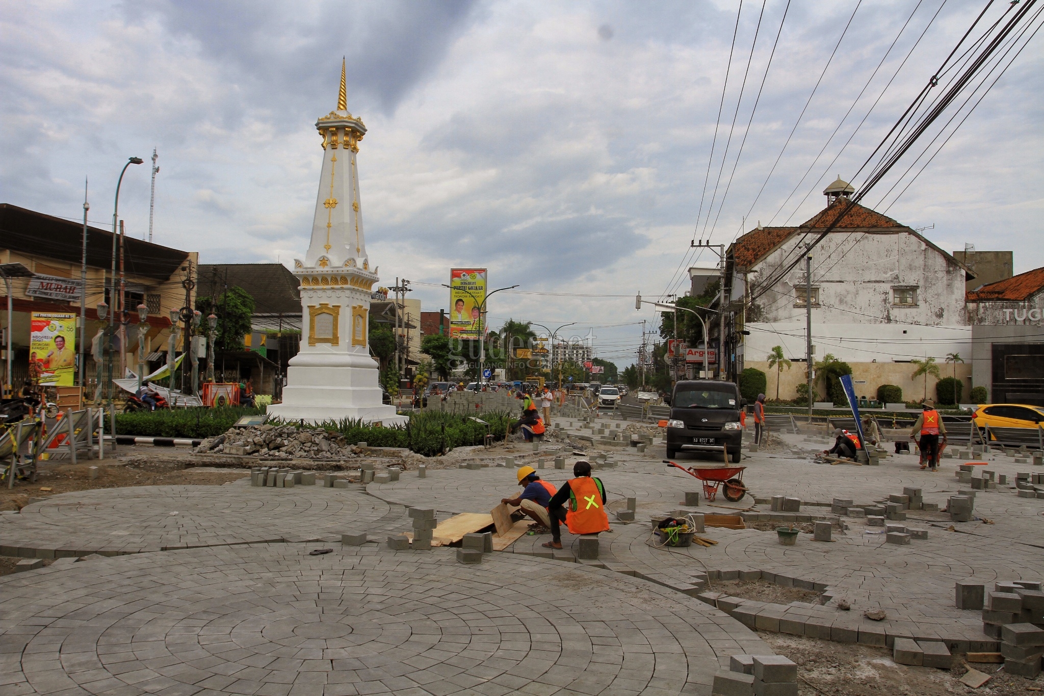 Proyek Simpang Tugu Jalan 60%, Begini Penampakannya