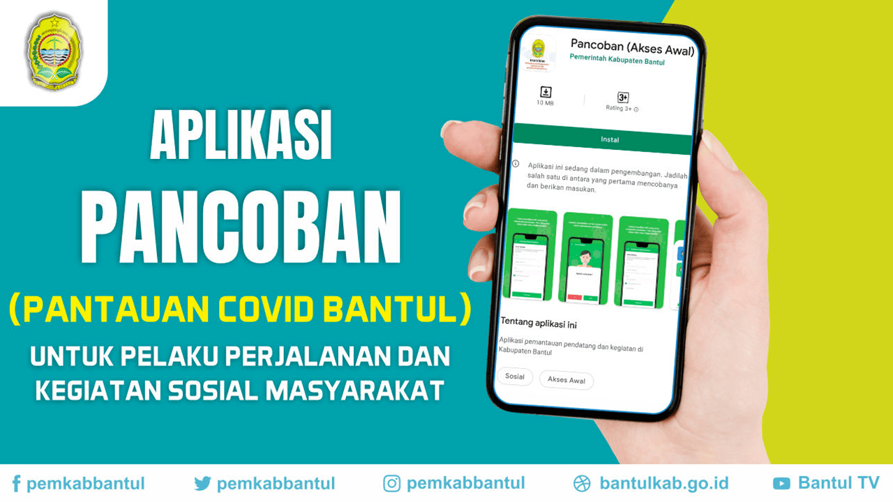 Pancoban, Aplikasi Pantauan Covid-19 Bantul