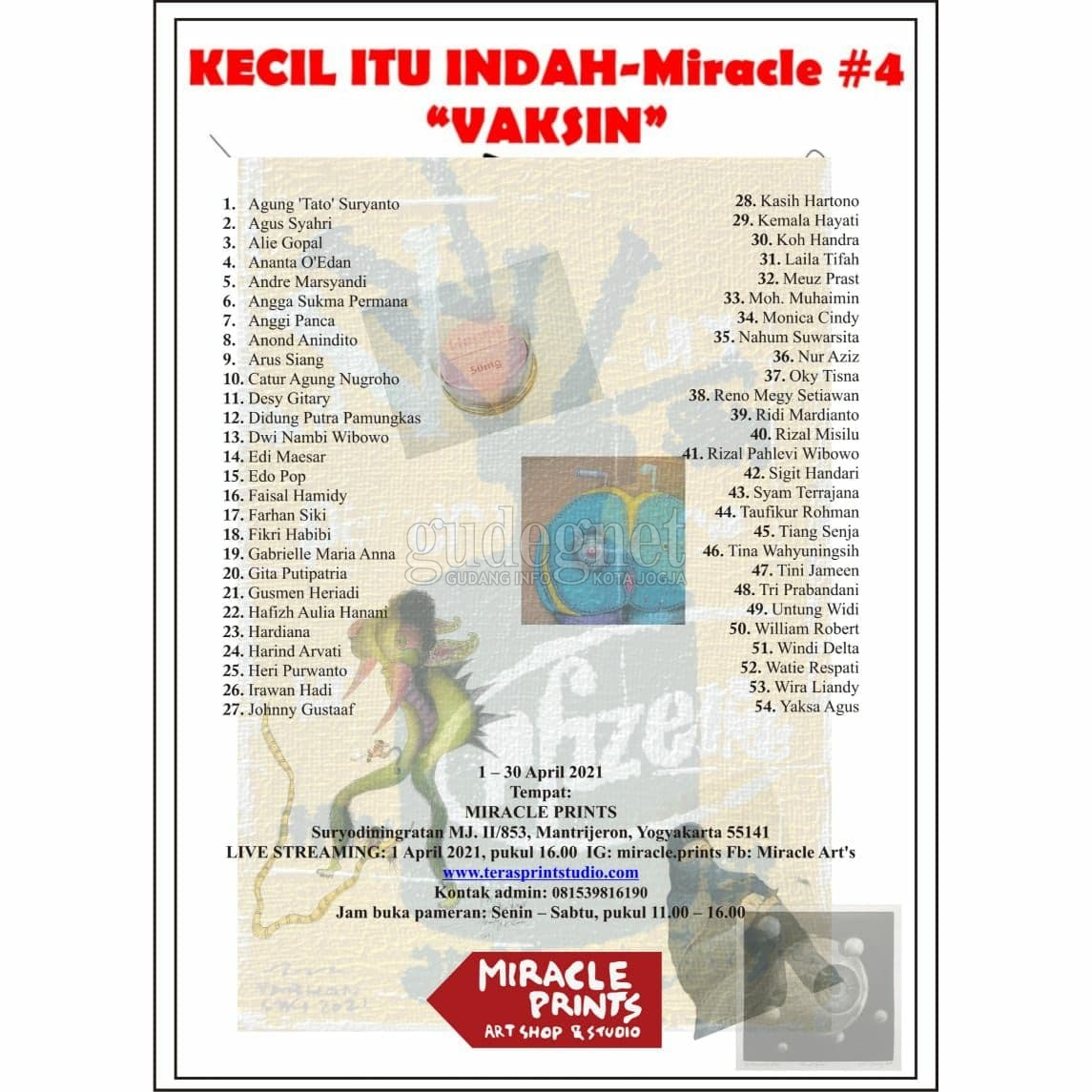 ''Kecil Itu Indah #4: Vaksin'', Fenomena Vaksin Dari Kacamata Seniman