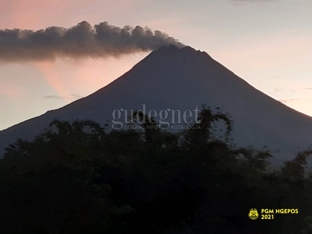 Hingga Siang, Merapi Keluarkan Asap Tebal Setinggi 200 Meter