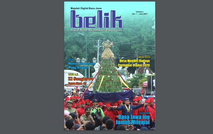 Majalah Belik: Menjaga Budaya Melalui Majalah