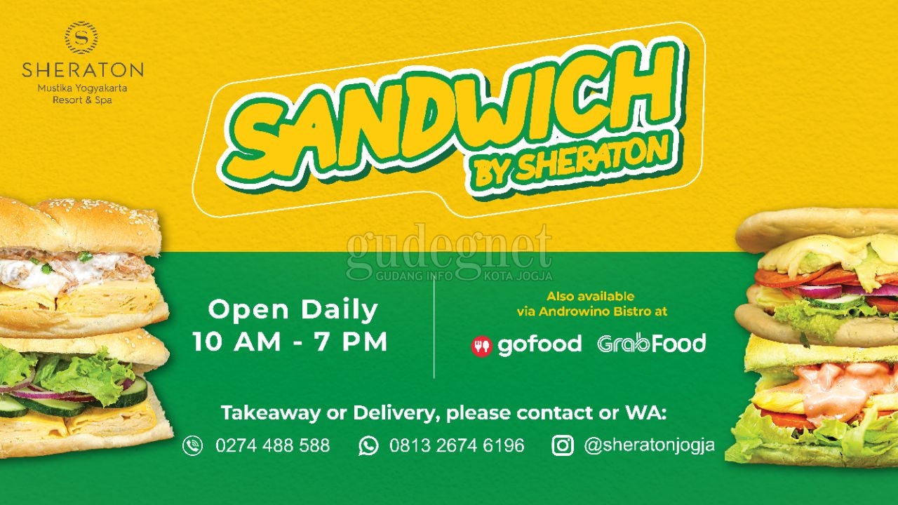 Nikmati Sandwich by Sheraton, Lewat Layanan Drive-Thru