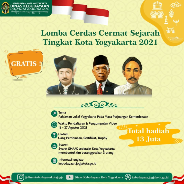 Pemkot Yogya Selenggarakan Lomba Cerdas Cermat Sejarah