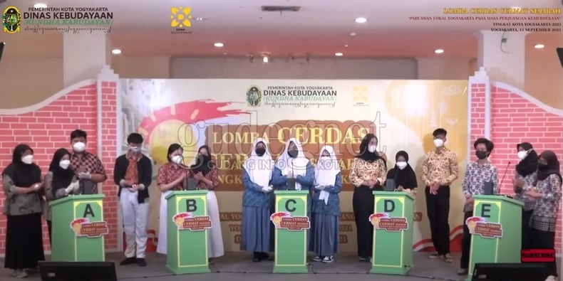 SMAN 1 Juara Lomba Cerdas Cermat Sejarah Kota Yogyakarta