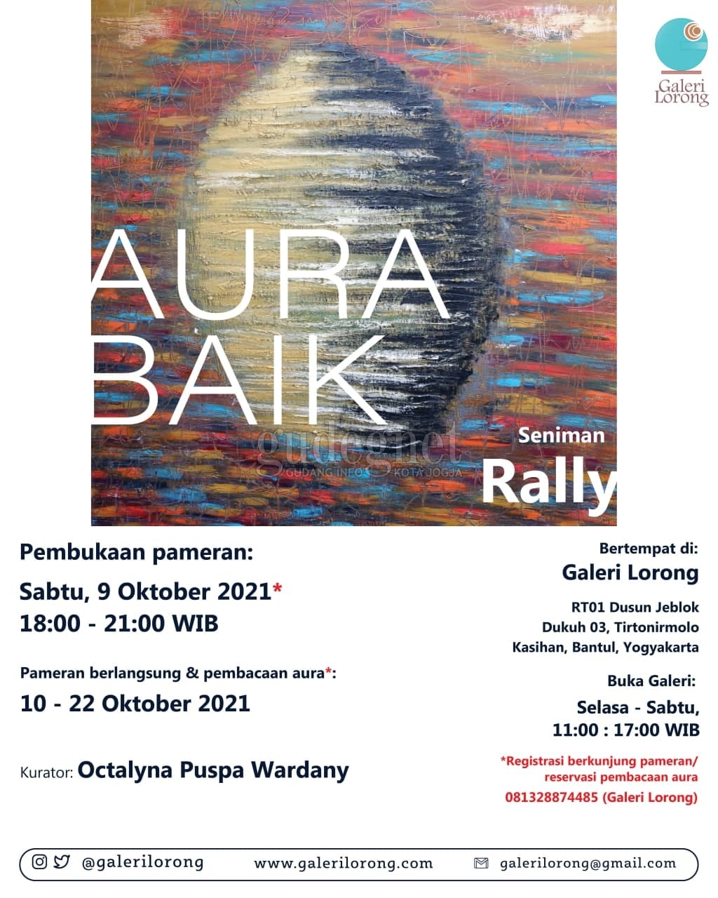 Galeri Lorong akan Gelar Pameran 'Aura Baik'