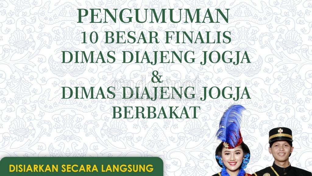 Ini 10 Finalis Dimas Diajeng Jogja 2021