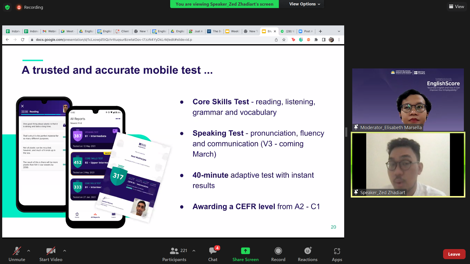 Tingkatkan Kemampuan Berbahasa Inggris, UAJY Adakan Webinar EnglishScore