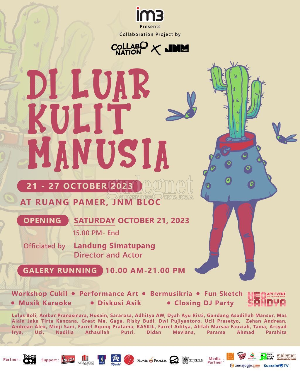 Pameran Seni "Di Luar Kulit Manusia" Segera Digelar