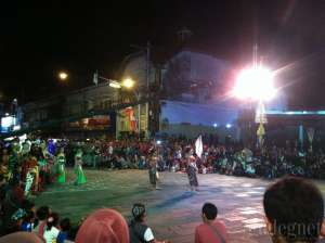Wayang Jogja Night Carnival, Poncowinatan jadi Ruang Parkir Dadakan #HUT260Jogja