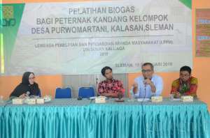 UIN Sunan Kalijaga Adakan Pelatihan Biogas di Desa Purwomartani