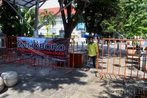 Malioboro Mulai Berlakukan Pengaturan Jalur Pejalan Kaki 