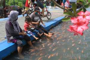 Bendung Lepen, Alternatif Berwisata di Tepi Sungai Gajahwong