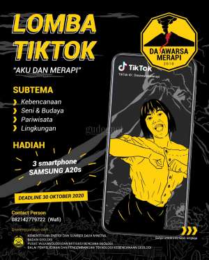 Yuk Ikut Lomba Tik Tok Satu Dasawarsa Erupsi Merapi 2010, Ini Caranya