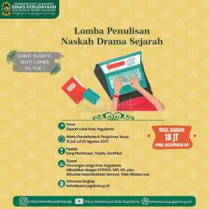 Disbud Yogyakarta Gelar Lomba Penulisan Naskah Drama Sejarah, Ini Syaratnya