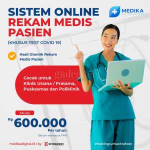 Medika Digital, Sistem Online Rekam Medis Pasien Khusus Test Covid-19